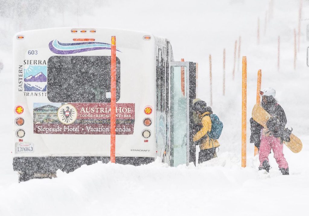 Major Winter Storms Forecast In Mammoth