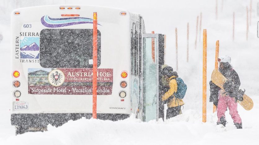Major Winter Storms Forecast In Mammoth